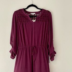 Burgundy long sleeve